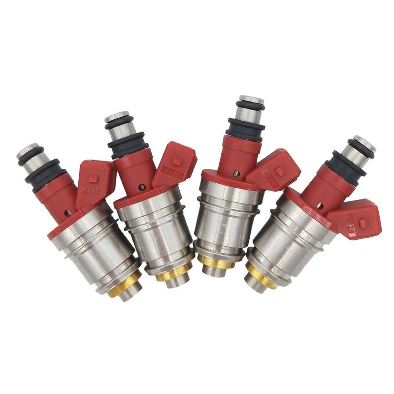 JESBEN FJ342 4Pcs Set Fuel Injectors Nozzles 1 Hole Replacement for Nissan Pickup 2.4L 1995 D21 2.4L 1990-1994 16600-86G00 JS21-1 - Image 3